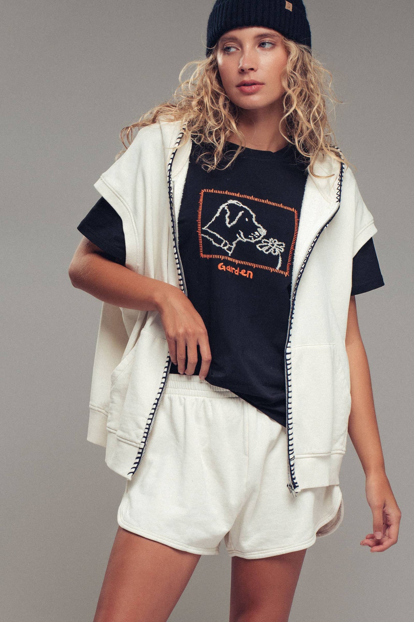 French Terry High Rise Lounge Shorts - COMING SOON