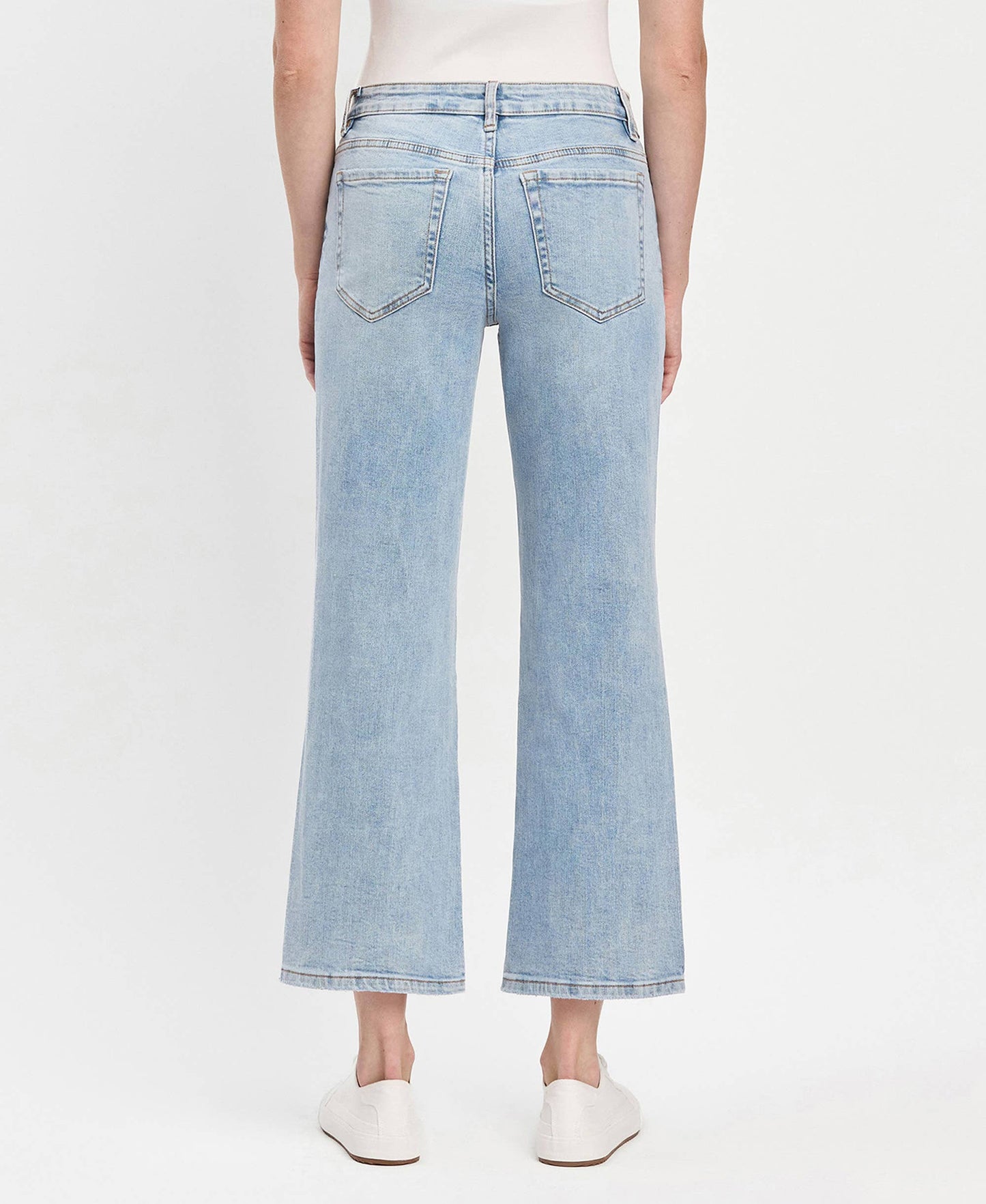 Mid Rise Light Wash Dad Jeans