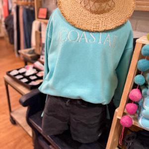 "Coastal" Emb Sweatshirt