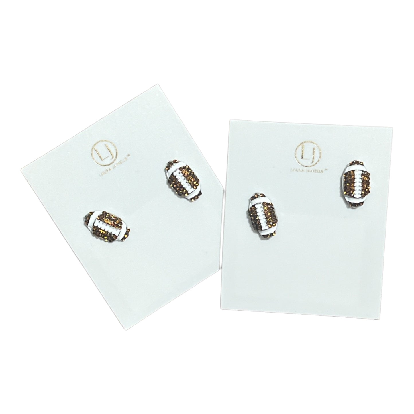 Sparkle Football Earrings
