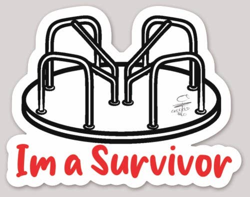 I’m a Survivor Sticker