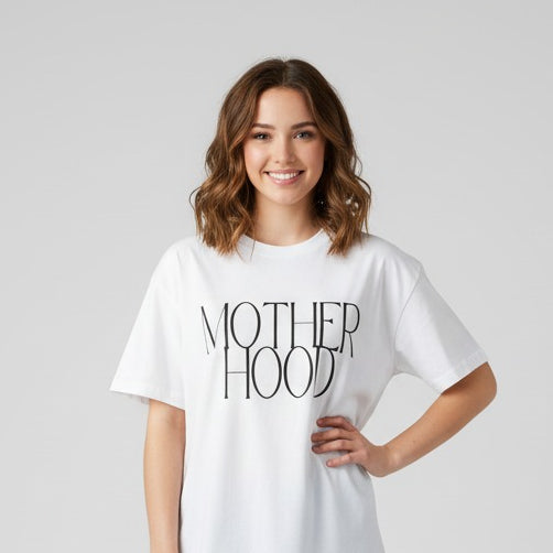 White Motherhood Tee