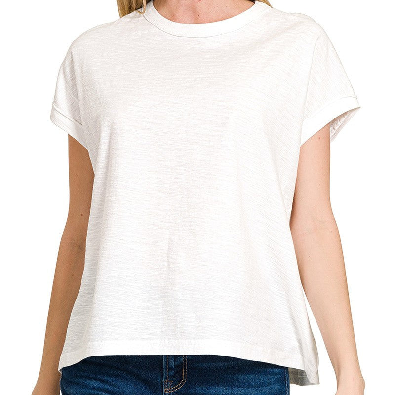 White Short Sleeve Tee