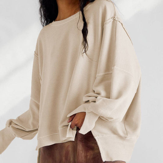 White Oversized Crewneck