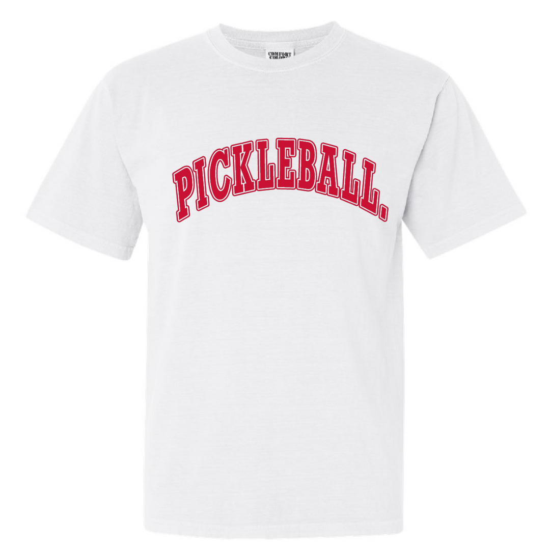 White "Pickleball" T-shirt