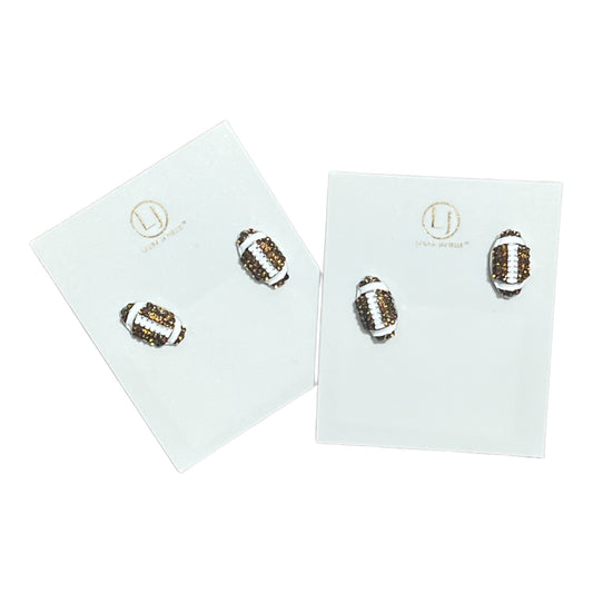 Sparkle Football Earrings