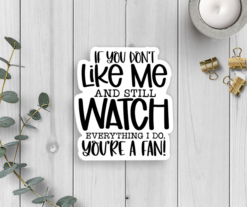 If You Don't Like Me Vinyl Sticker