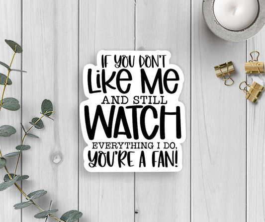 If You Don't Like Me Vinyl Sticker