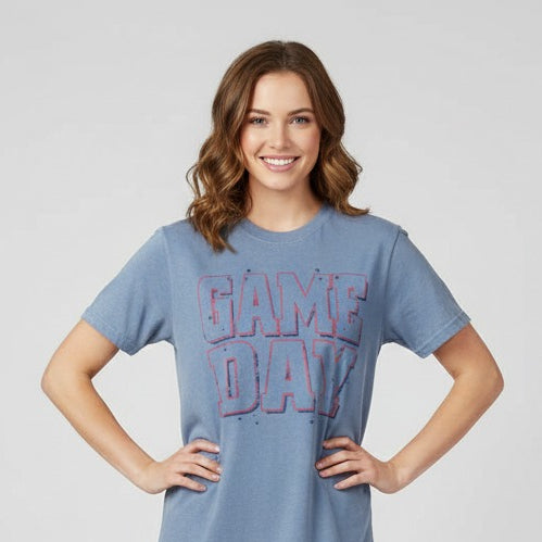 Blue Gameday Tee