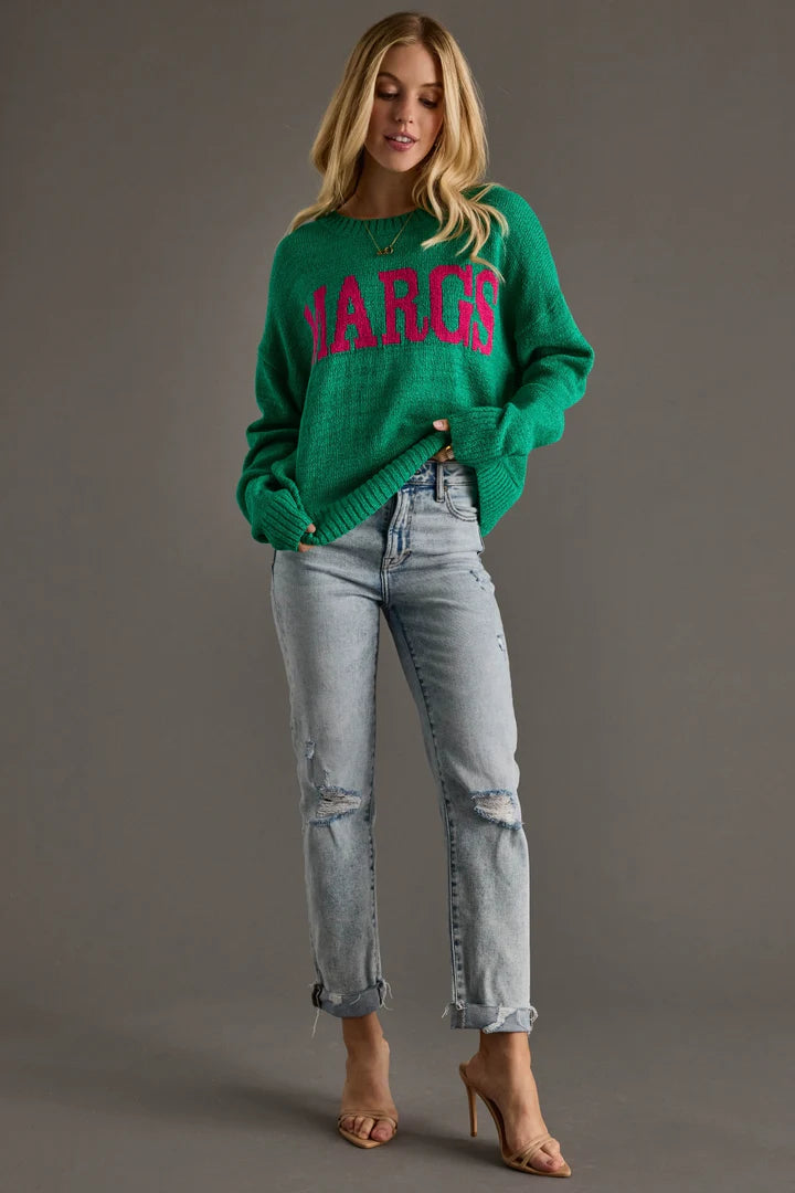 "Margs" Green Sweater