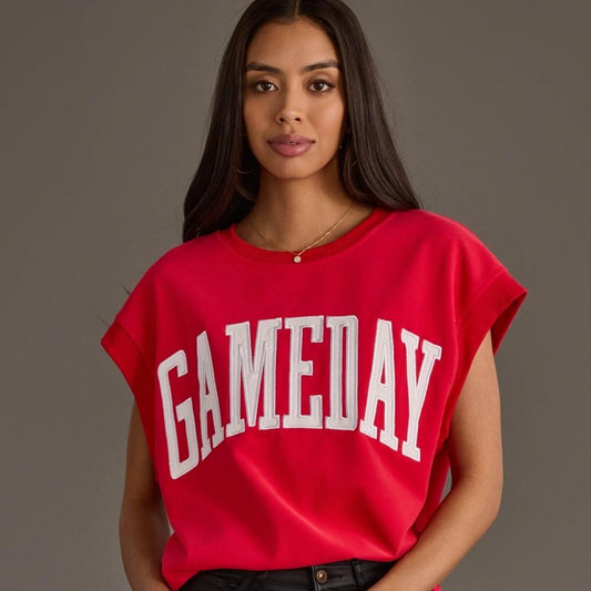 Red Gameday Top