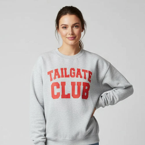 Grey "Tailgate" Sweatshirt