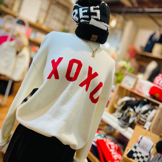 White Crew XOXO Large